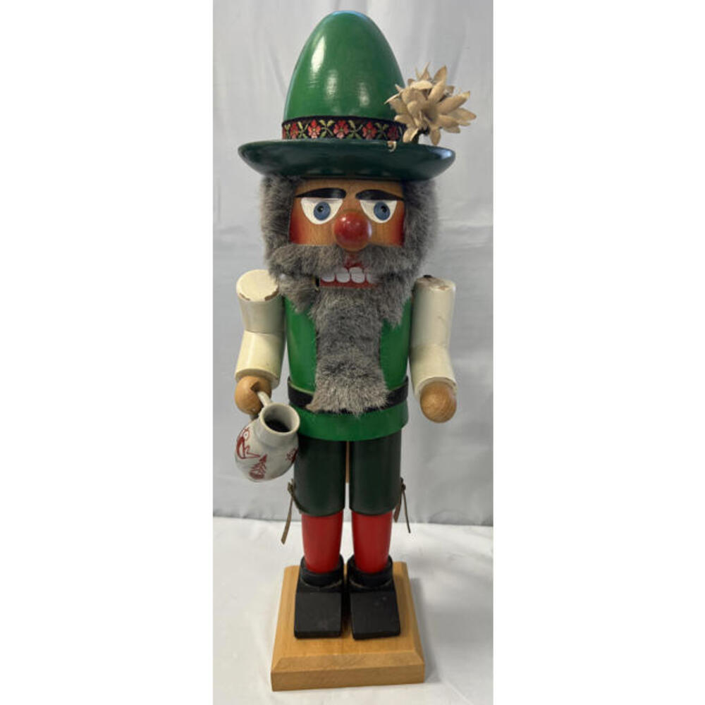 Traditional Edelweiss Christmas Nutcracker 14” ~ by Steinbach for Busch Gardens